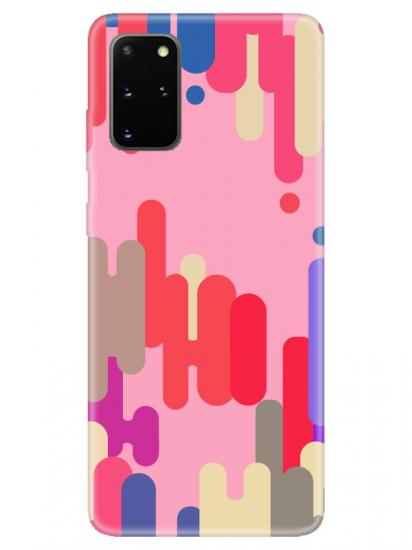 Samsung S20 Plus Pop Art Pembe Telefon Kılıfı