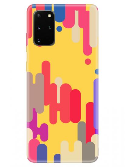 Samsung S20 Plus Pop Art Sarı Telefon Kılıfı