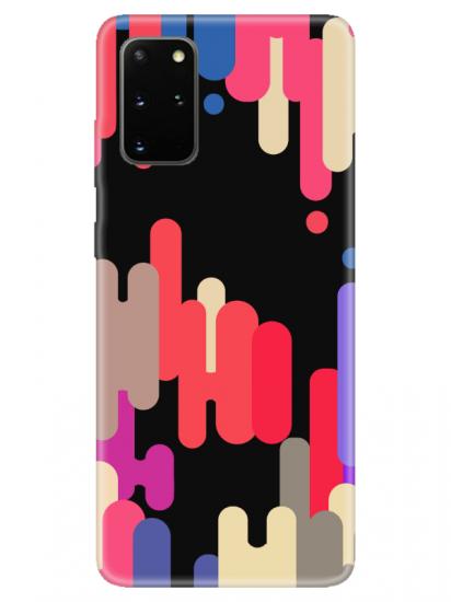 Samsung S20 Plus Pop Art Siyah Telefon Kılıfı