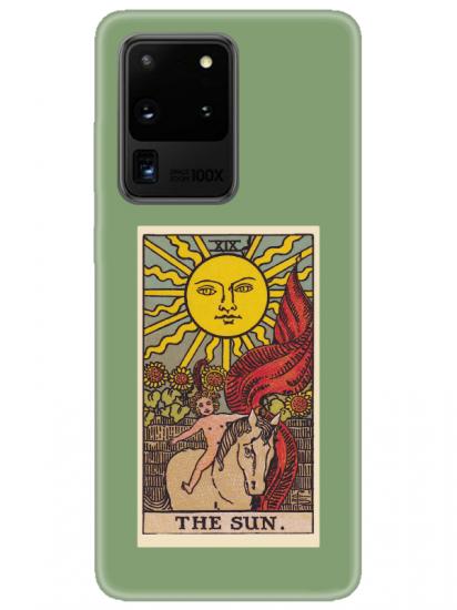 Samsung S20 Ultra The Sun Yeşil Telefon Kılıfı