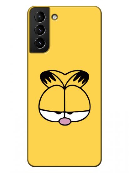 Samsung S21 Garfield Sarı Telefon Kılıfı