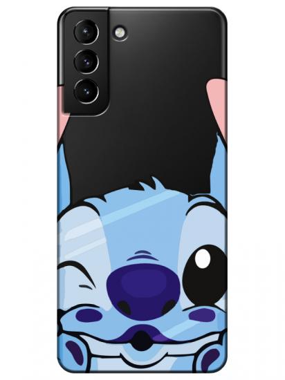 Samsung S21 Plus Stitch Şeffaf Telefon Kılıfı