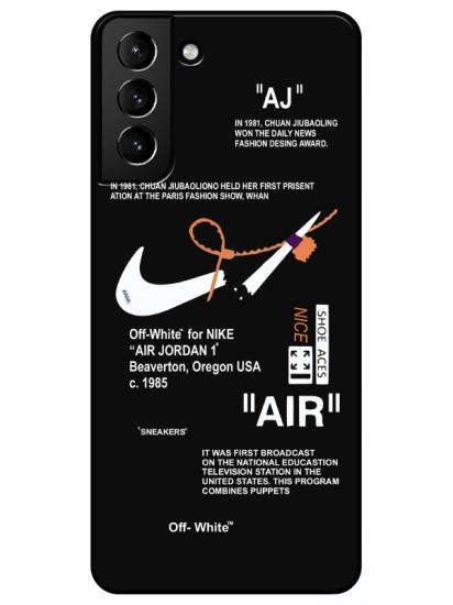 Samsung S21 Plus Nike Air Siyah Telefon Kılıfı