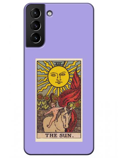 Samsung S21 Plus The Sun Lila Telefon Kılıfı