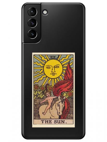 Samsung S21 Plus The Sun Şeffaf Telefon Kılıfı