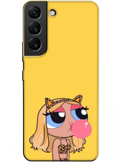 Samsung S22 Powerpuff Girls Sarı Telefon Kılıfı