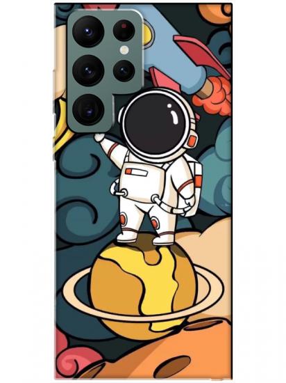 Samsung S22 Ultra Astronot Telefon Kılıfı