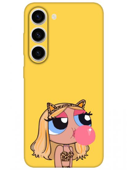 Samsung S23 Powerpuff Girls Sarı Telefon Kılıfı