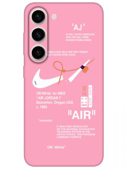 Samsung S23 Nike Air Pembe Telefon Kılıfı