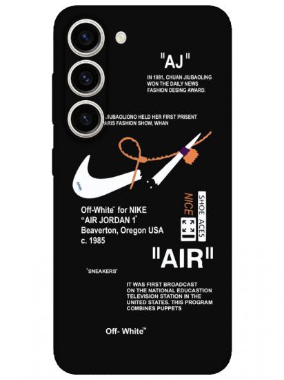 Samsung S23 Nike Air Siyah Telefon Kılıfı