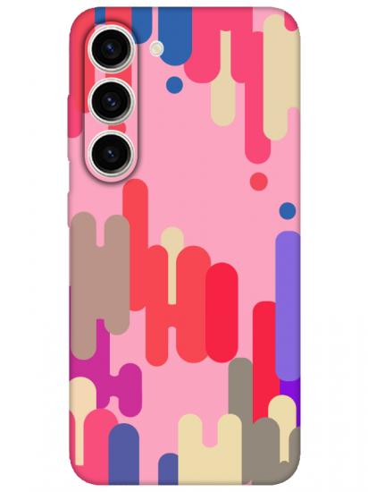 Samsung S23 Pop Art Pembe Telefon Kılıfı