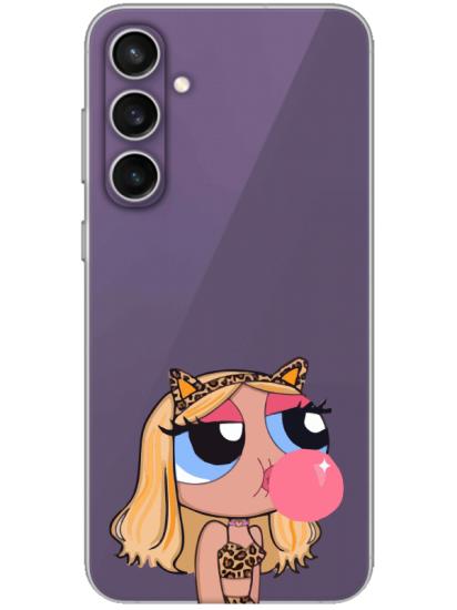 Samsung S23 FE Powerpuff Girls Şeffaf Telefon Kılıfı