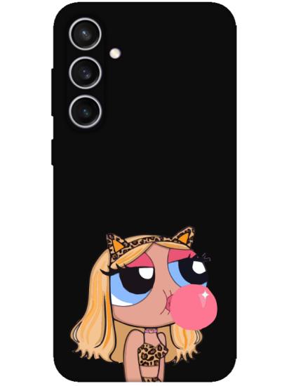 Samsung S23 FE Powerpuff Girls Siyah Telefon Kılıfı