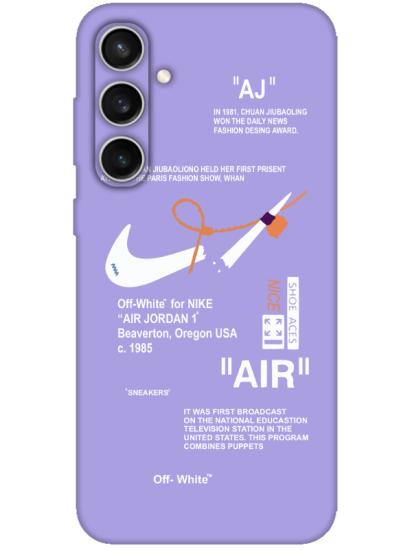 Samsung S23 FE Nike Air Lila Telefon Kılıfı