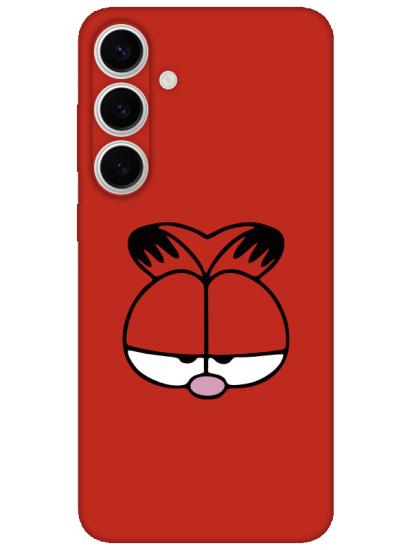 Samsung S24 Plus Garfield Kırmızı Telefon Kılıfı