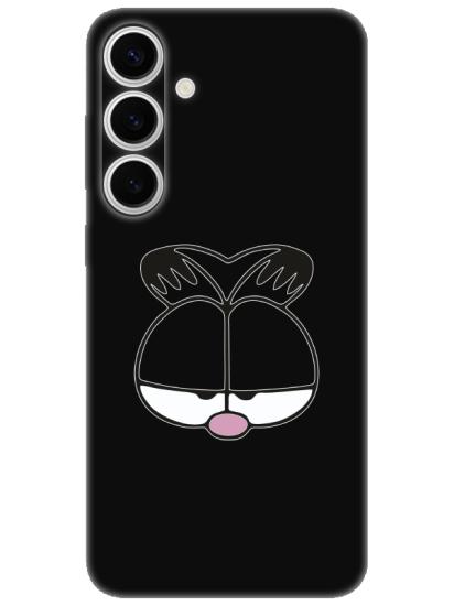 Samsung S24 Plus Garfield Siyah Telefon Kılıfı