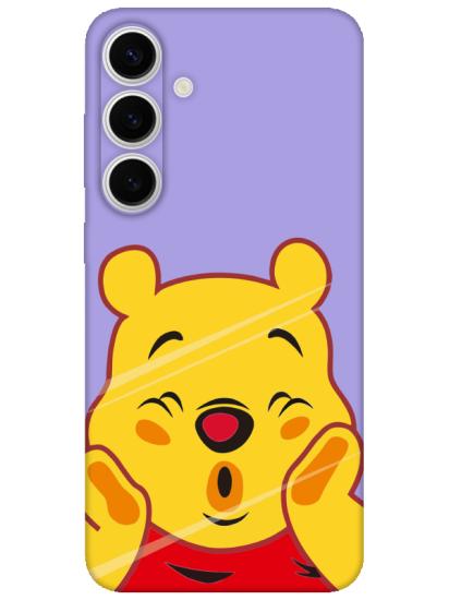 Samsung S24 Winnie The Pooh Lila Telefon Kılıfı