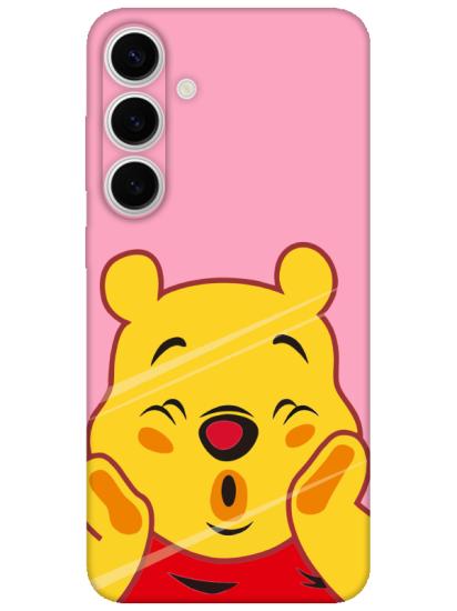 Samsung S24 Winnie The Pooh Pembe Telefon Kılıfı