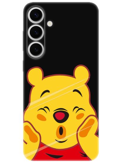 Samsung S24 Winnie The Pooh Siyah Telefon Kılıfı