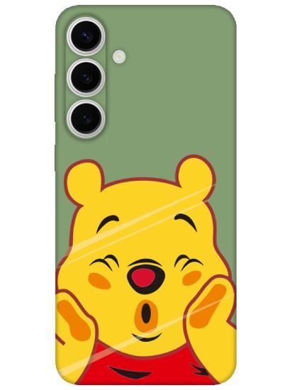 Samsung S24 Winnie The Pooh Yeşil Telefon Kılıfı