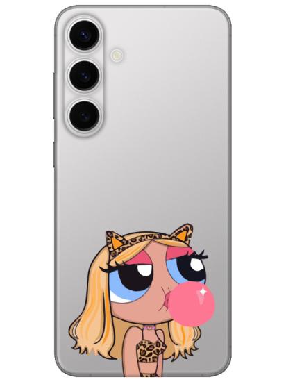 Samsung S24 Plus Powerpuff Girls Şeffaf Telefon Kılıfı