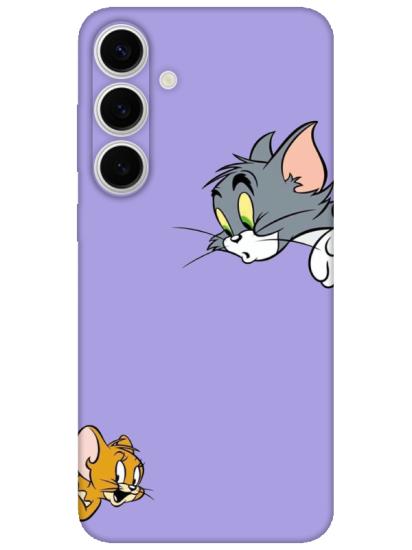 Samsung S24 Tom And Jerry Lila Telefon Kılıfı