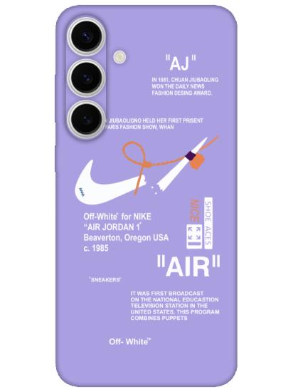 Samsung S24 Nike Air Lila Telefon Kılıfı