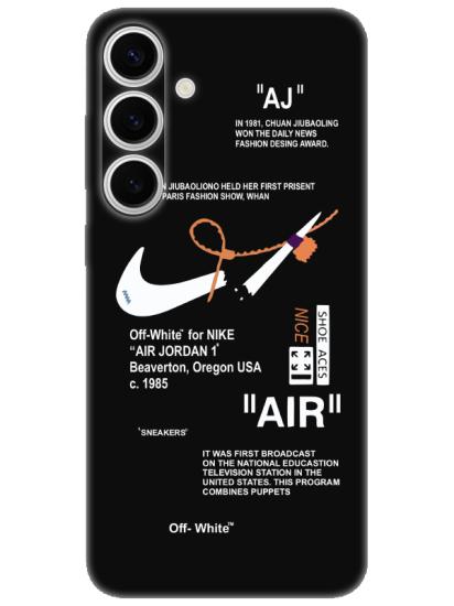 Samsung S24 Nike Air Siyah Telefon Kılıfı