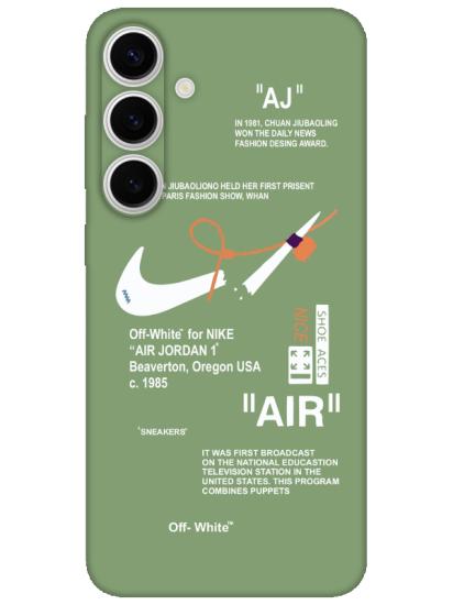 Samsung S24 Nike Air Yeşil Telefon Kılıfı