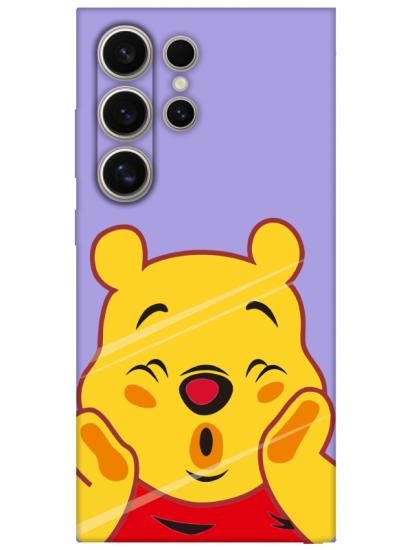 Samsung S24 Ultra Winnie The Pooh Lila Telefon Kılıfı