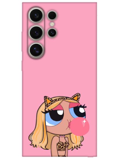 Samsung S24 Ultra Powerpuff Girls Pembe Telefon Kılıfı