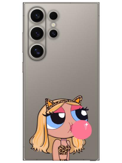 Samsung S24 Ultra Powerpuff Girls Şeffaf Telefon Kılıfı