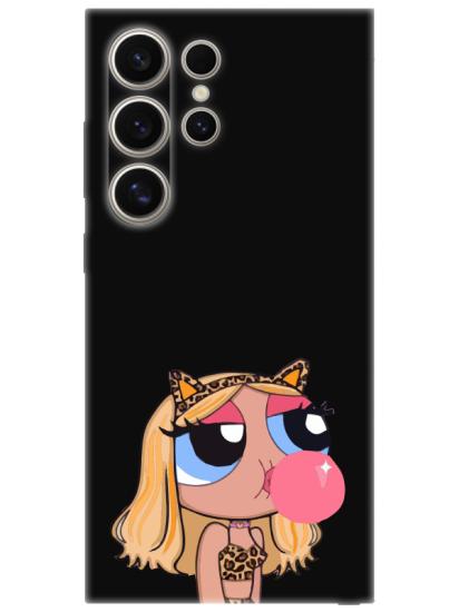 Samsung S24 Ultra Powerpuff Girls Siyah Telefon Kılıfı