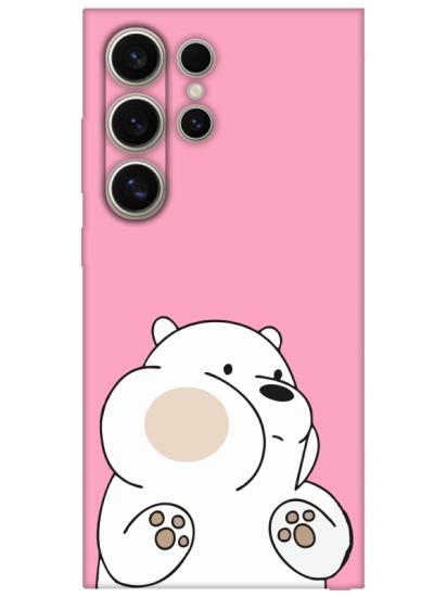 Samsung S24 Ultra Panda Pembe Telefon Kılıfı