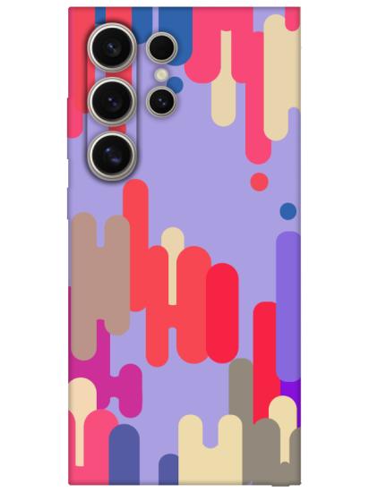 Samsung S24 Ultra Pop Art Lila Telefon Kılıfı