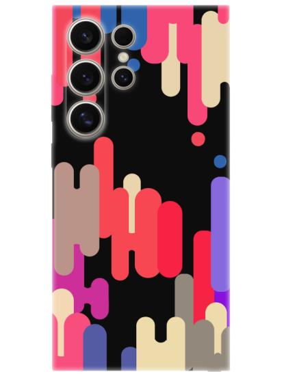 Samsung S24 Ultra Pop Art Siyah Telefon Kılıfı