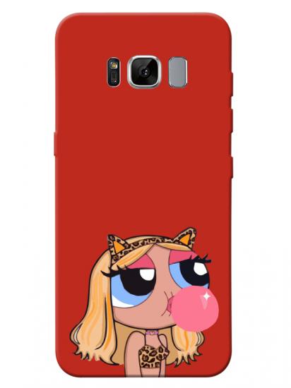 Samsung S8 Powerpuff Girls Kırmızı Telefon Kılıfı