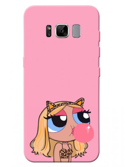 Samsung S8 Powerpuff Girls Pembe Telefon Kılıfı