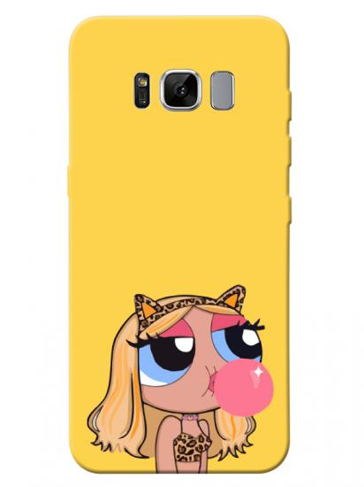 Samsung S8 Powerpuff Girls Sarı Telefon Kılıfı