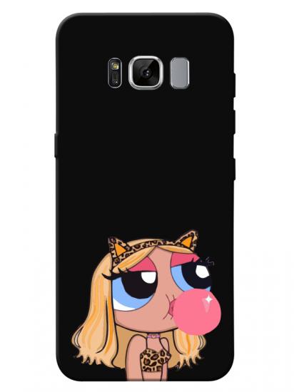 Samsung S8 Powerpuff Girls Siyah Telefon Kılıfı