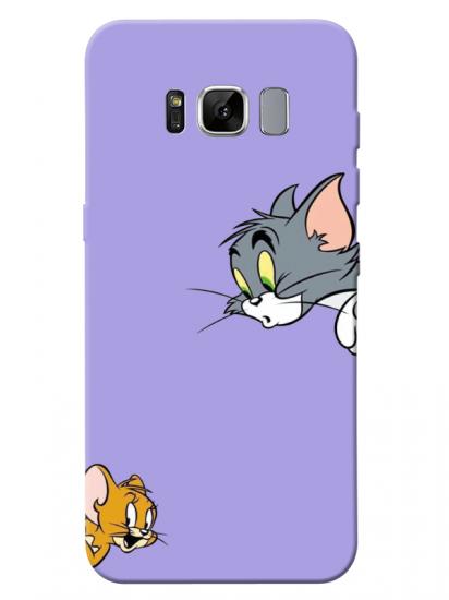 Samsung S8 Tom And Jerry Lila Telefon Kılıfı