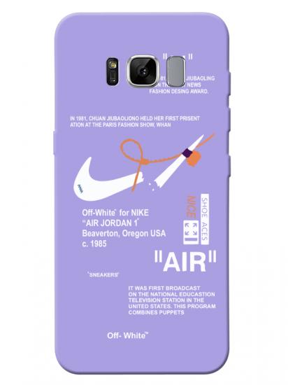 Samsung S8 Nike Air Lila Telefon Kılıfı