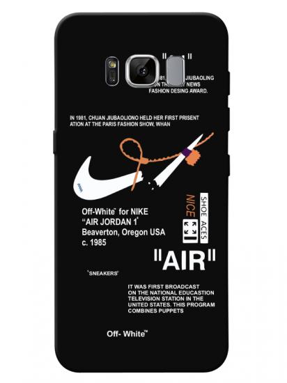 Samsung S8 Nike Air Siyah Telefon Kılıfı