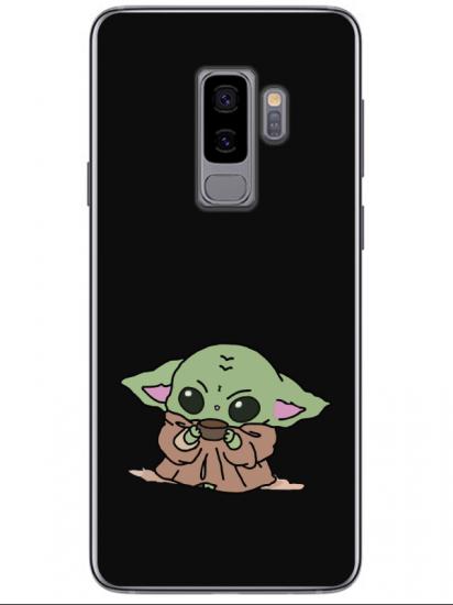 Samsung S9 Baby Yoda Siyah Telefon Kılıfı