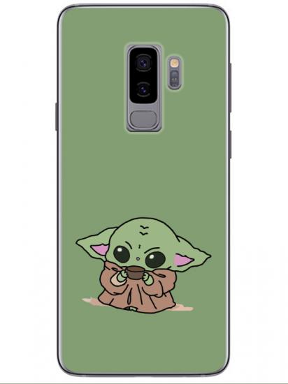 Samsung S9 Baby Yoda Yeşil Telefon Kılıfı