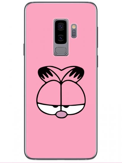 Samsung S9 Garfield Pembe Telefon Kılıfı