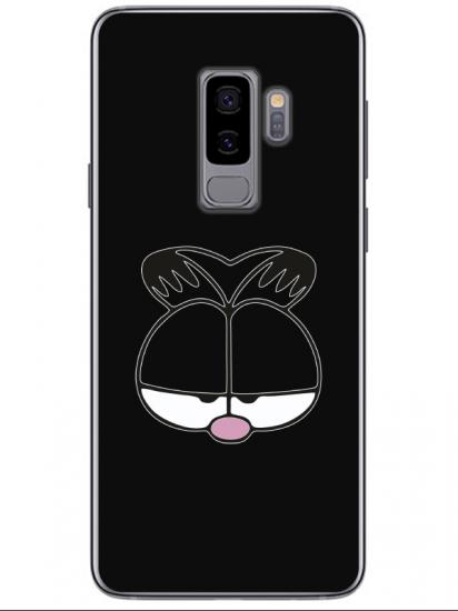 Samsung S9 Garfield Siyah Telefon Kılıfı