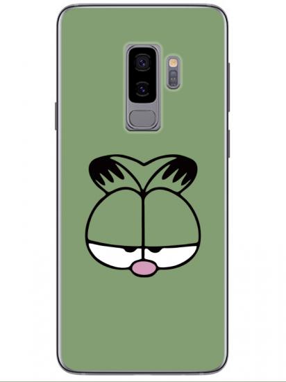 Samsung S9 Garfield Yeşil Telefon Kılıfı