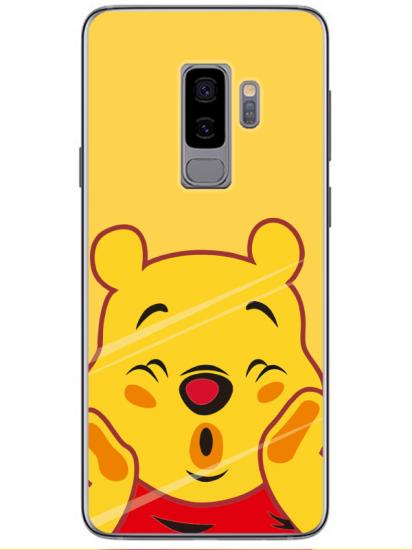 Samsung S9 Winnie The Pooh Sarı Telefon Kılıfı