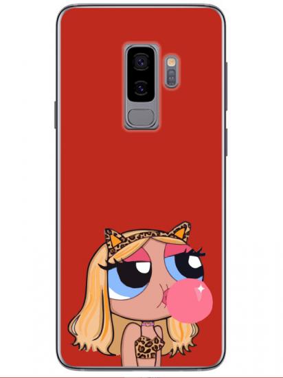 Samsung S9 Powerpuff Girls Kırmızı Telefon Kılıfı